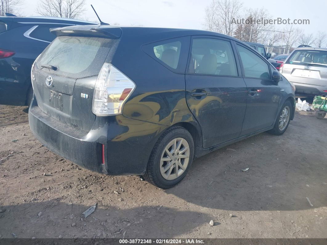 2012 Toyota Prius V Three Черный vin: JTDZN3EU6C3020343