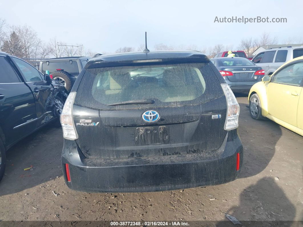 2012 Toyota Prius V Three Black vin: JTDZN3EU6C3020343