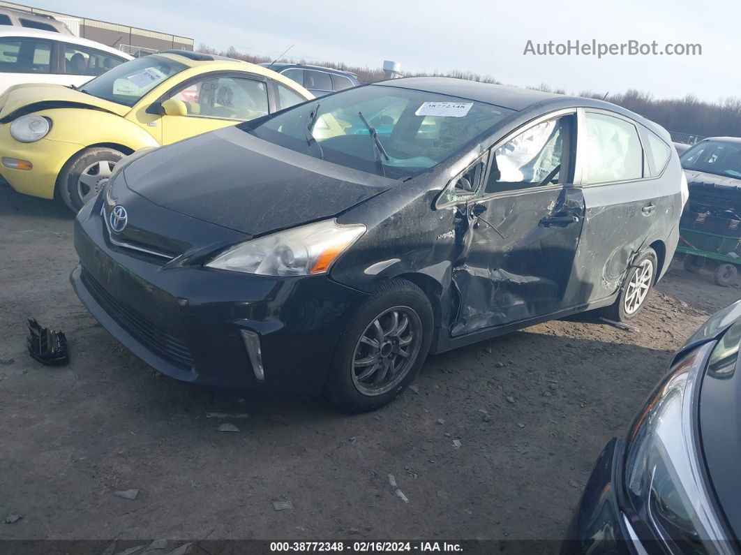 2012 Toyota Prius V Three Черный vin: JTDZN3EU6C3020343