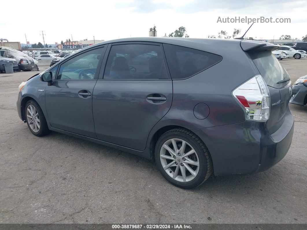 2012 Toyota Prius V Five Gray vin: JTDZN3EU6C3024473