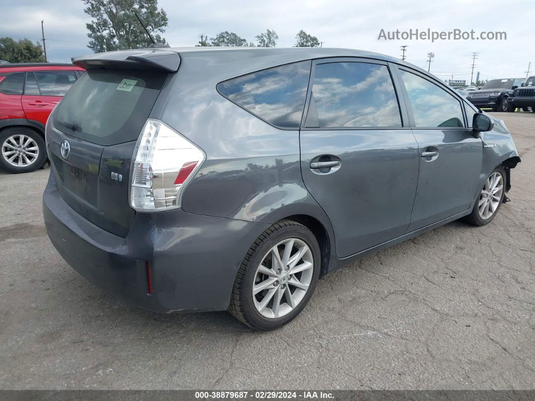 2012 Toyota Prius V Five Gray vin: JTDZN3EU6C3024473