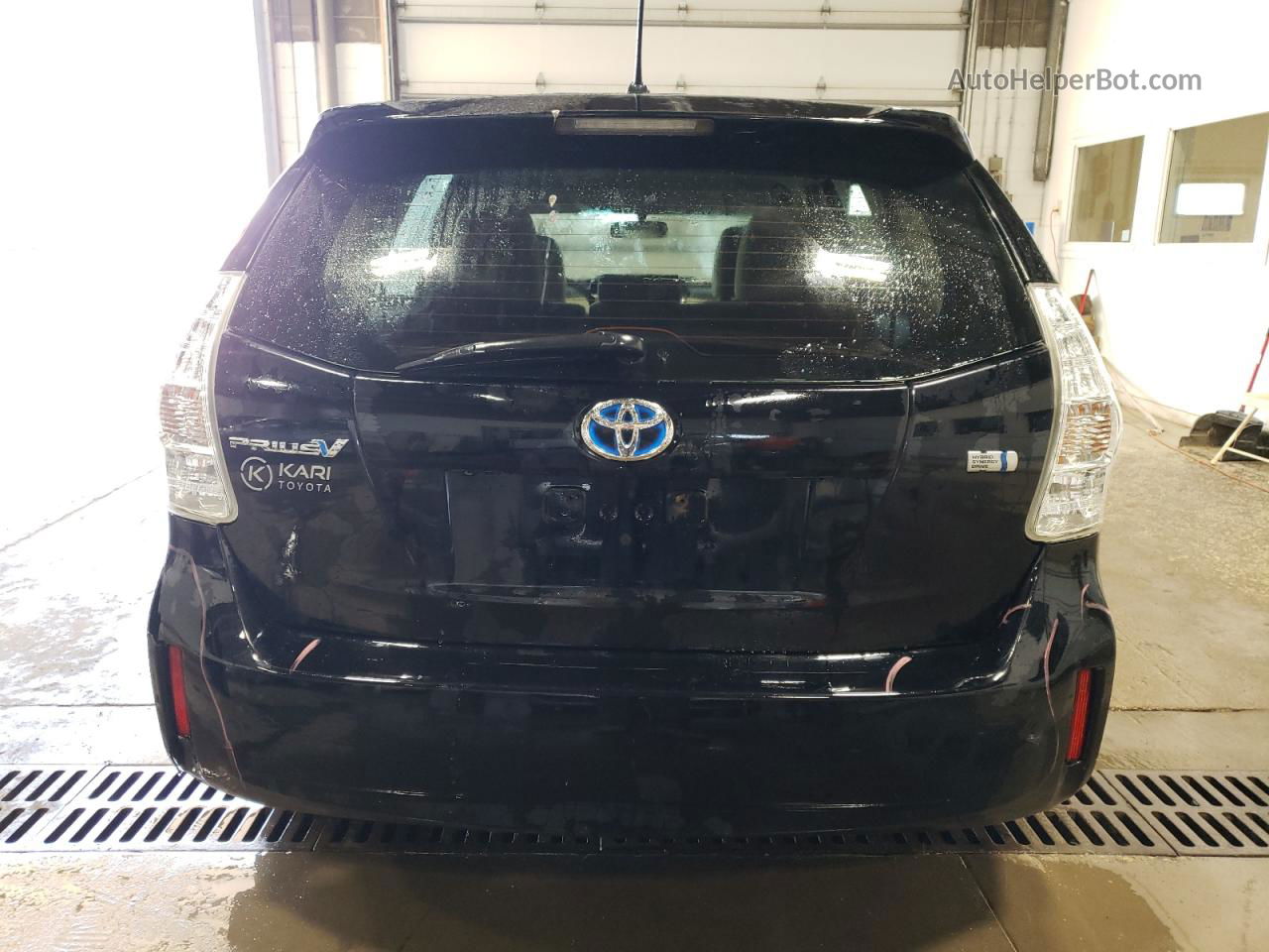 2012 Toyota Prius V  Black vin: JTDZN3EU6C3041449