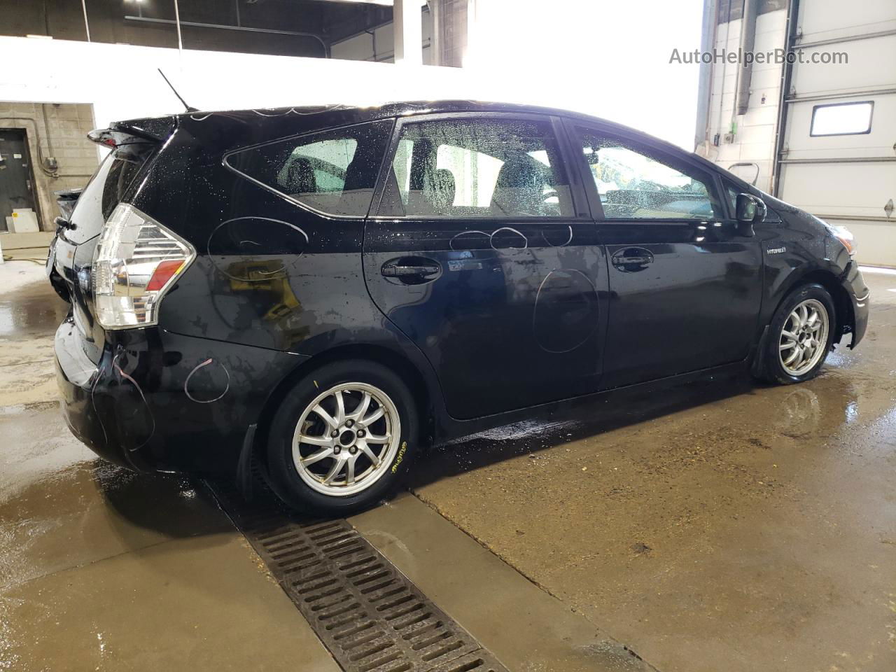 2012 Toyota Prius V  Black vin: JTDZN3EU6C3041449