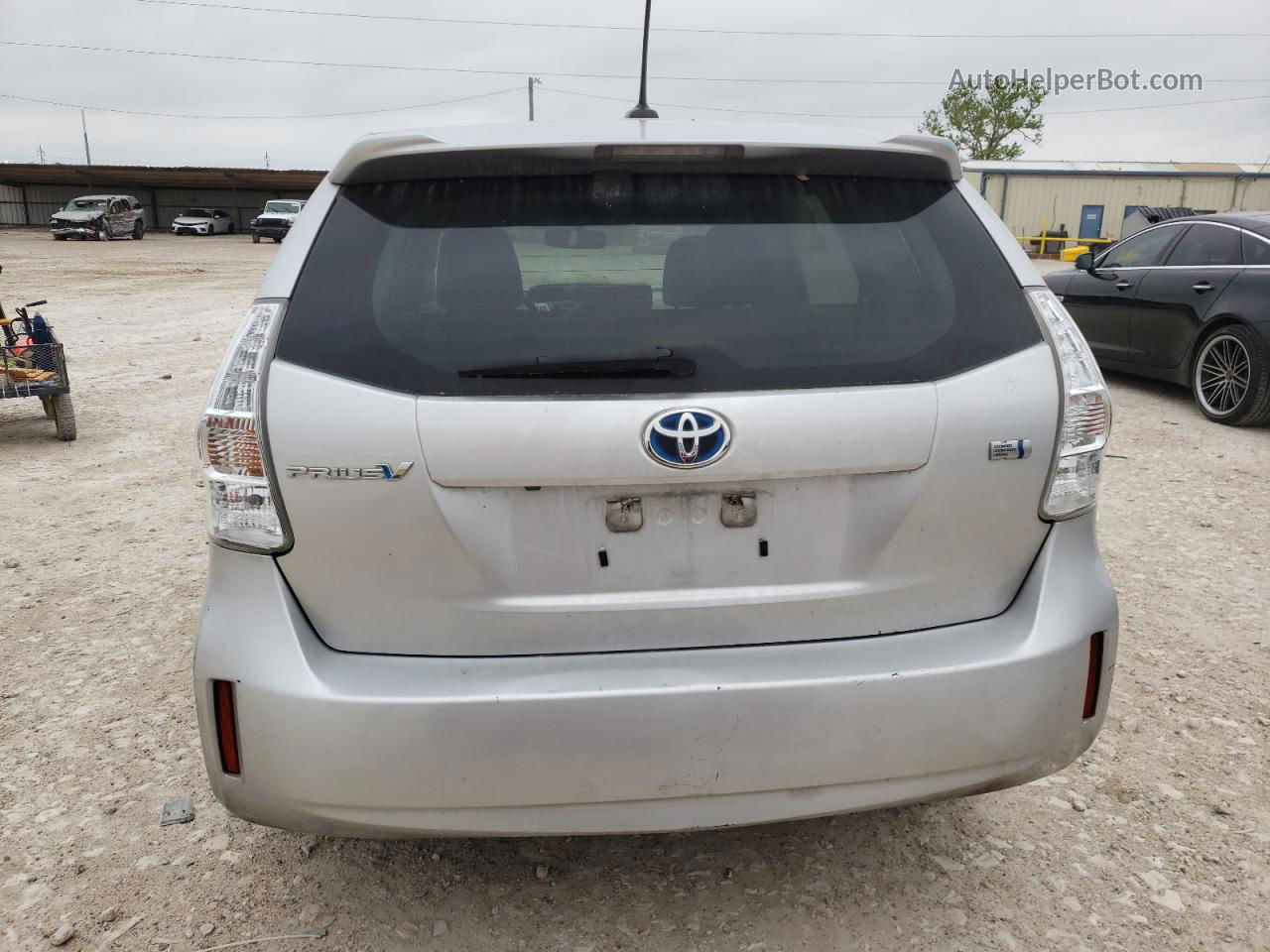 2012 Toyota Prius V  Silver vin: JTDZN3EU6C3055139