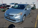 2012 Toyota Prius V Two/three/five Blue vin: JTDZN3EU6C3070496