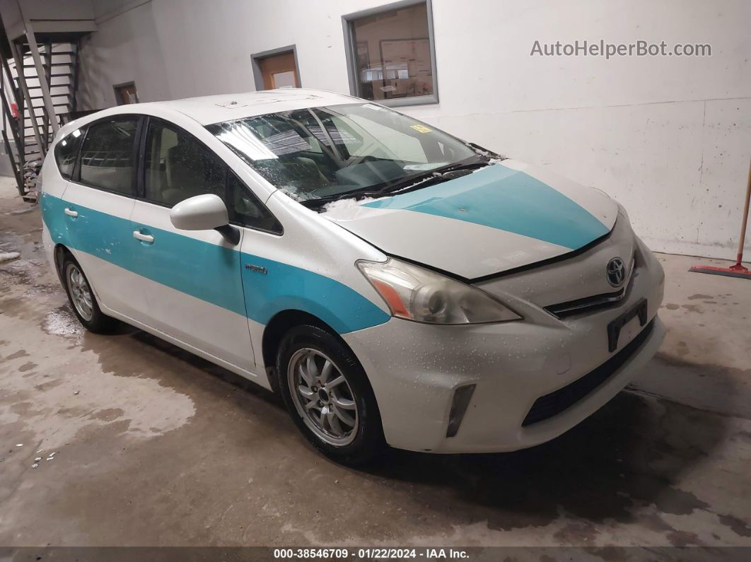 2012 Toyota Prius V Two Белый vin: JTDZN3EU6C3089209