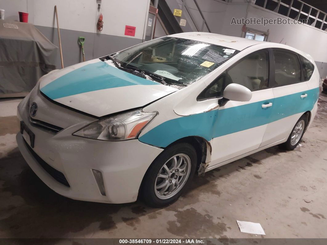 2012 Toyota Prius V Two Белый vin: JTDZN3EU6C3089209