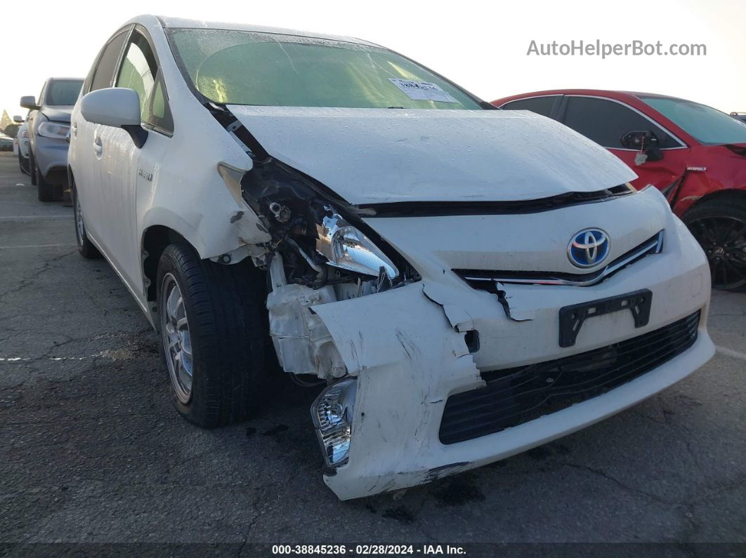 2012 Toyota Prius V Three White vin: JTDZN3EU6C3112875