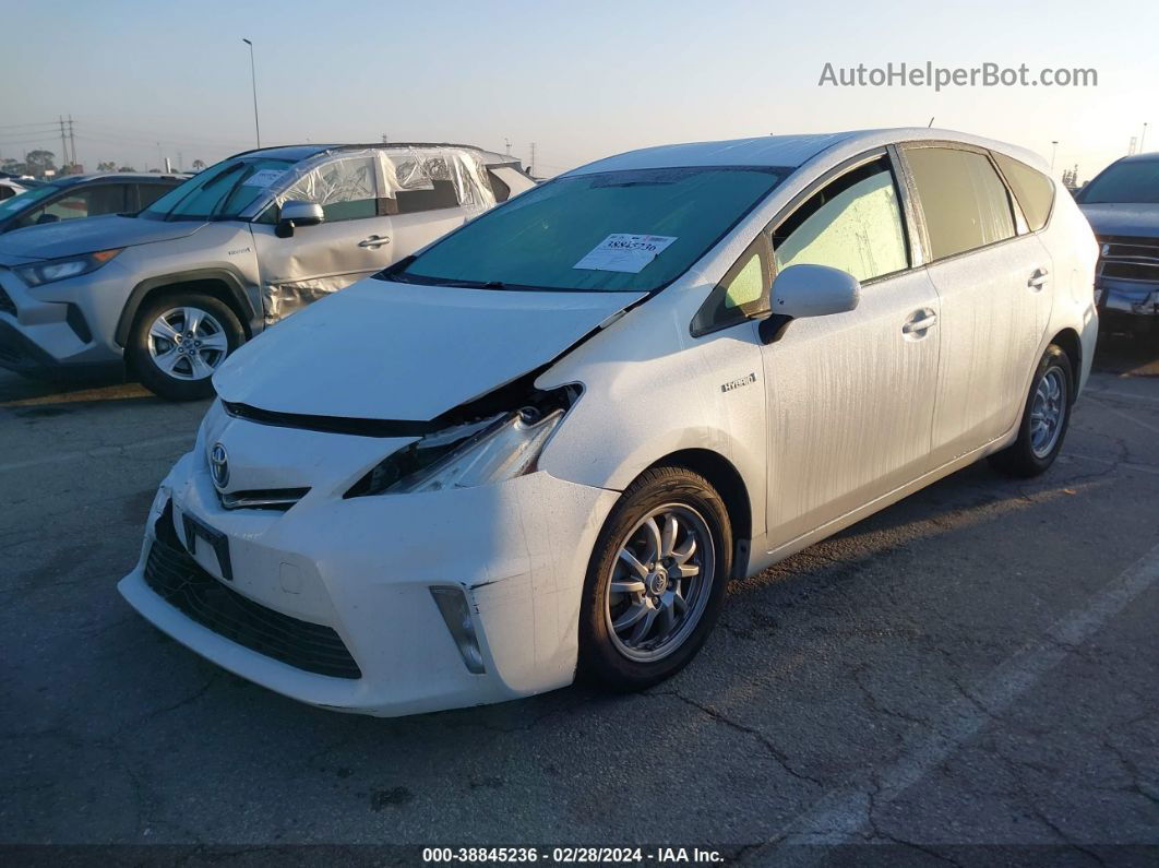 2012 Toyota Prius V Three White vin: JTDZN3EU6C3112875