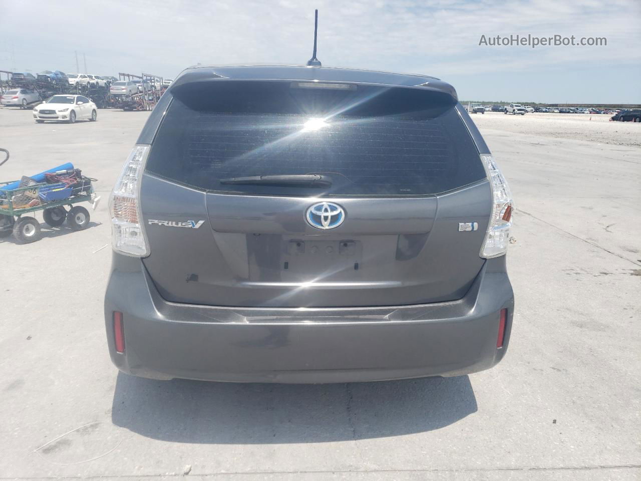 2012 Toyota Prius V  Серый vin: JTDZN3EU6C3122662