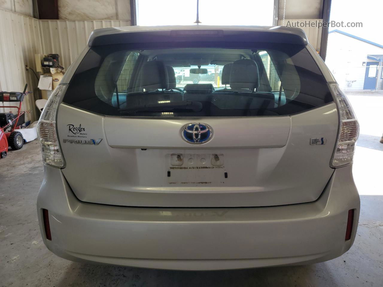 2012 Toyota Prius V  Silver vin: JTDZN3EU6C3126078