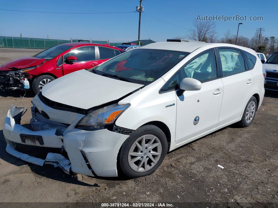 2012 Toyota Prius V Three White vin: JTDZN3EU6C3126601