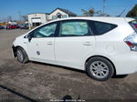 2012 Toyota Prius V Three White vin: JTDZN3EU6C3126601