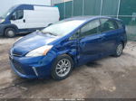 2012 Toyota Prius V Two/three/five Синий vin: JTDZN3EU6C3127019