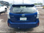 2012 Toyota Prius V Two/three/five Синий vin: JTDZN3EU6C3127019