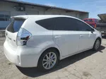 2012 Toyota Prius V  White vin: JTDZN3EU6C3135735