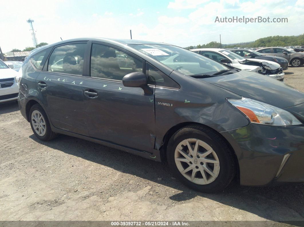 2012 Toyota Prius V Three Gray vin: JTDZN3EU6C3150526