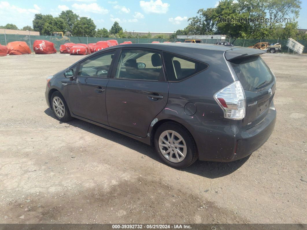 2012 Toyota Prius V Three Gray vin: JTDZN3EU6C3150526