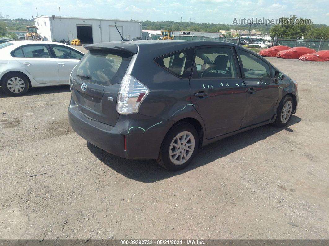 2012 Toyota Prius V Three Gray vin: JTDZN3EU6C3150526