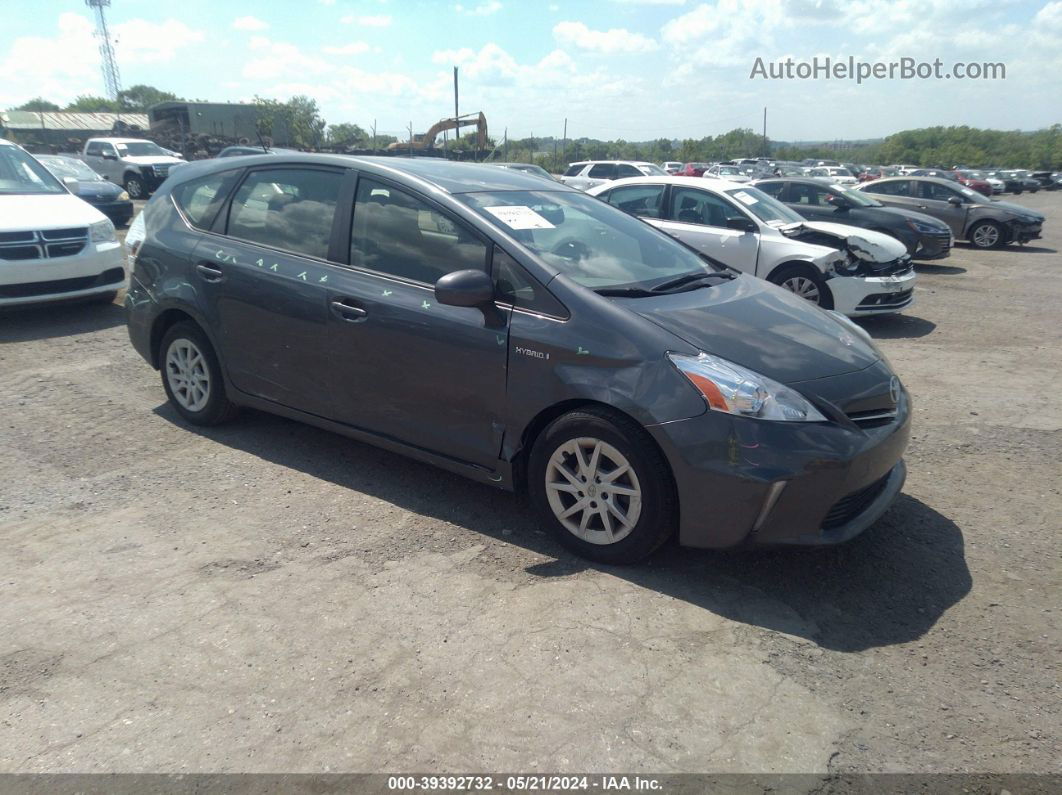 2012 Toyota Prius V Three Gray vin: JTDZN3EU6C3150526