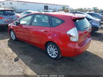 2012 Toyota Prius V Five Burgundy vin: JTDZN3EU6C3150588