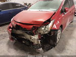 2012 Toyota Prius V Two Красный vin: JTDZN3EU6C3152857