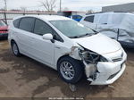 2012 Toyota Prius V Two White vin: JTDZN3EU6C3174230