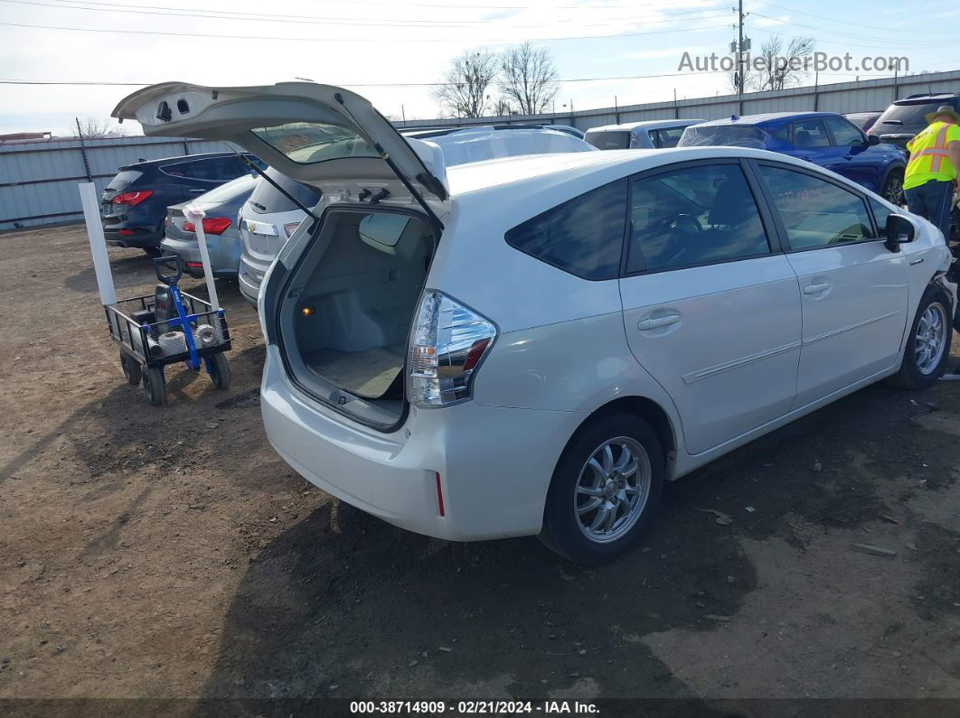 2012 Toyota Prius V Two Белый vin: JTDZN3EU6C3174230