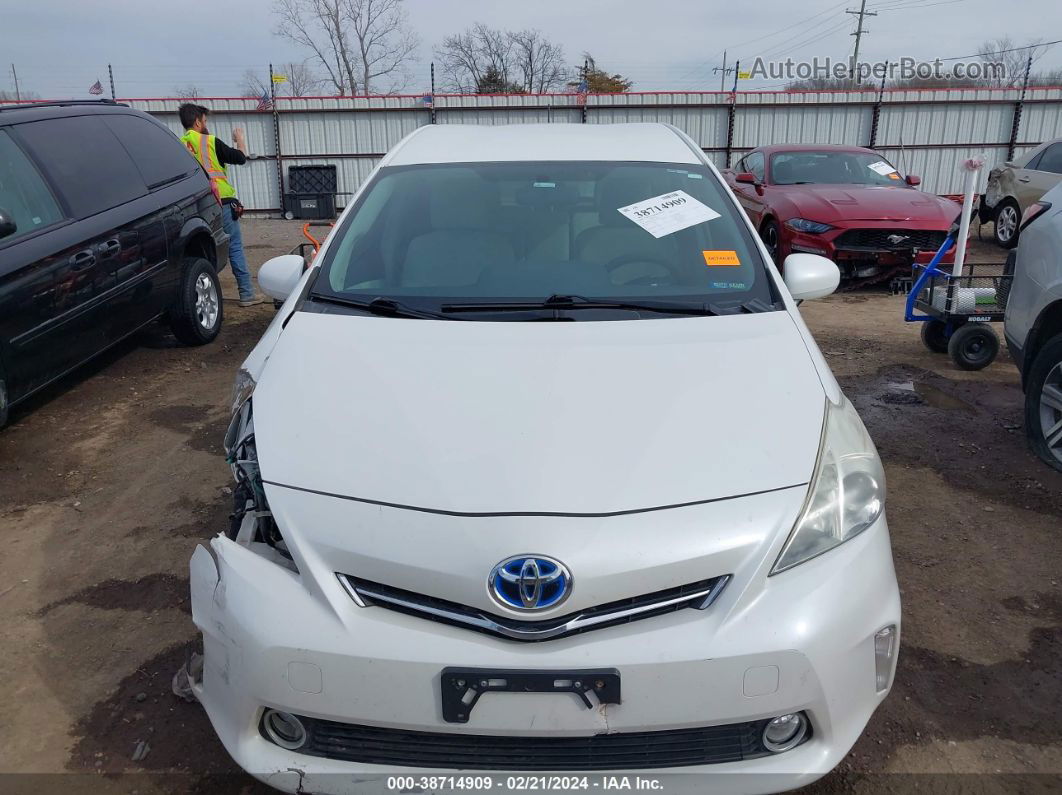 2012 Toyota Prius V Two Белый vin: JTDZN3EU6C3174230