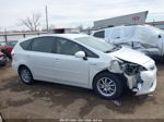 2012 Toyota Prius V Two White vin: JTDZN3EU6C3174230