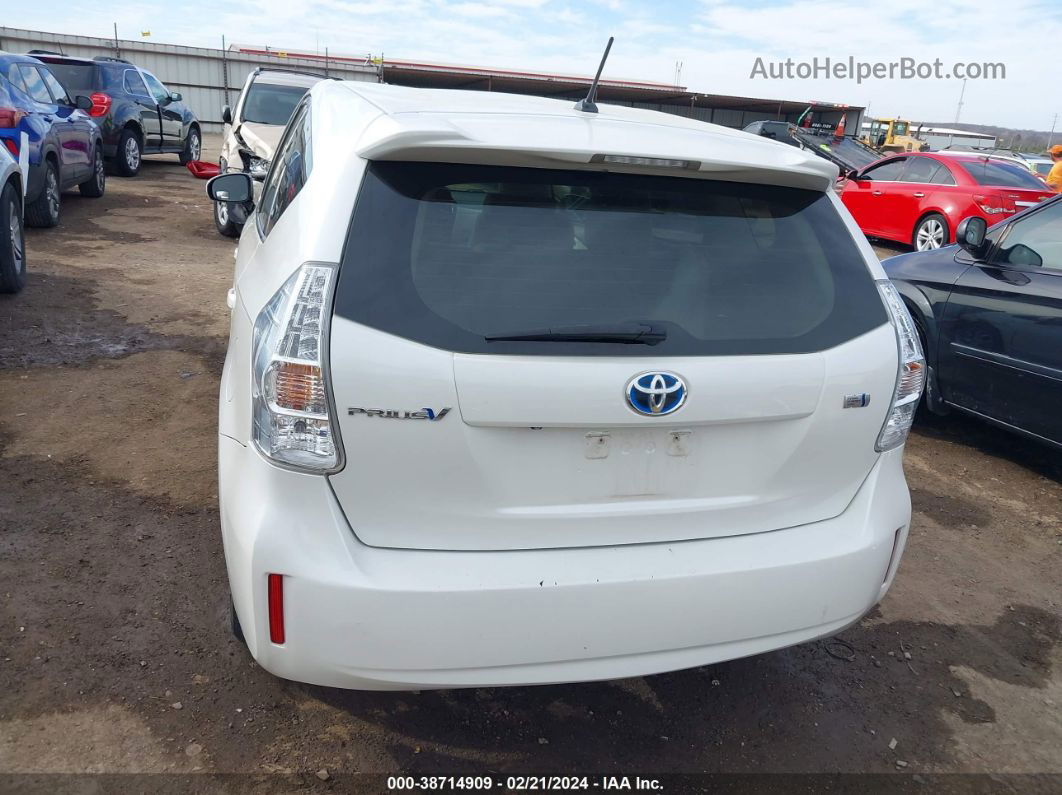 2012 Toyota Prius V Two Белый vin: JTDZN3EU6C3174230