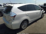 2012 Toyota Prius V Two/three/five White vin: JTDZN3EU6C3174678