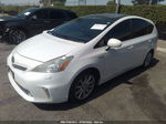 2012 Toyota Prius V Two/three/five White vin: JTDZN3EU6C3174678