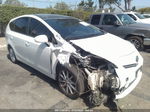 2012 Toyota Prius V Two/three/five White vin: JTDZN3EU6C3174678