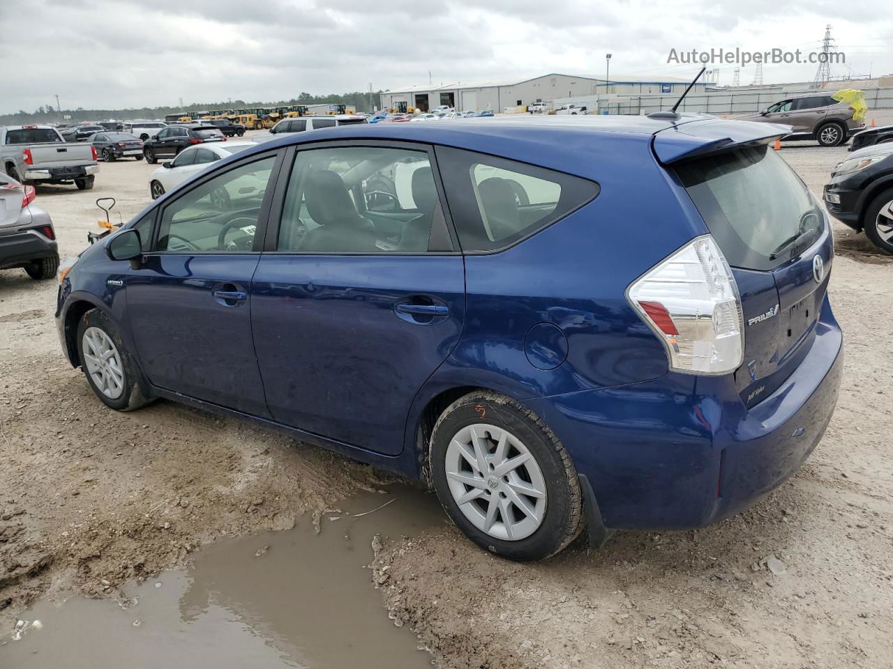 2012 Toyota Prius V  Синий vin: JTDZN3EU6C3177435