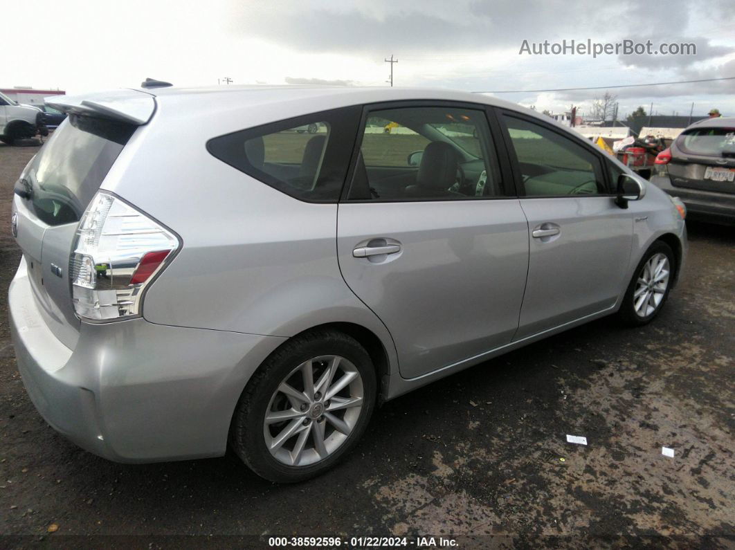 2012 Toyota Prius V Five Серебряный vin: JTDZN3EU6C3179704