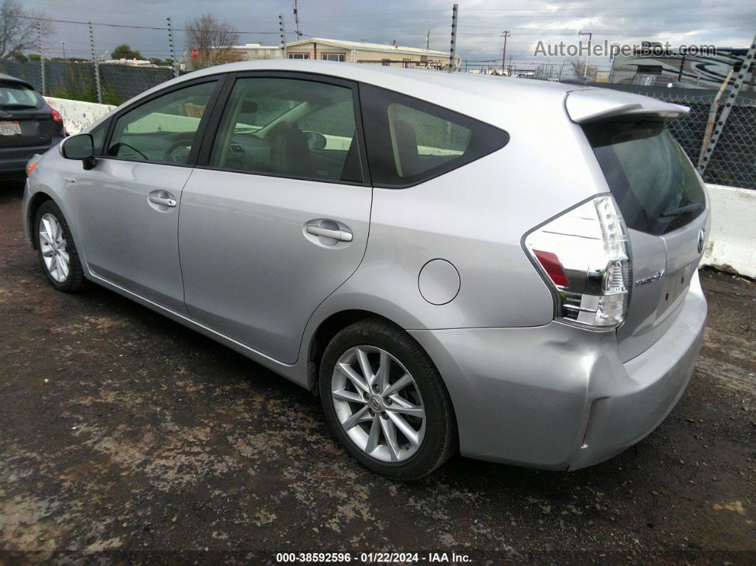 2012 Toyota Prius V Five Silver vin: JTDZN3EU6C3179704