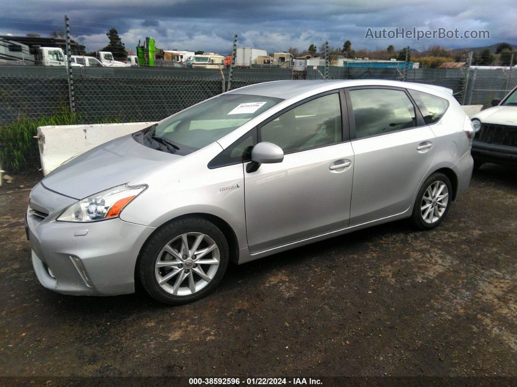 2012 Toyota Prius V Five Silver vin: JTDZN3EU6C3179704