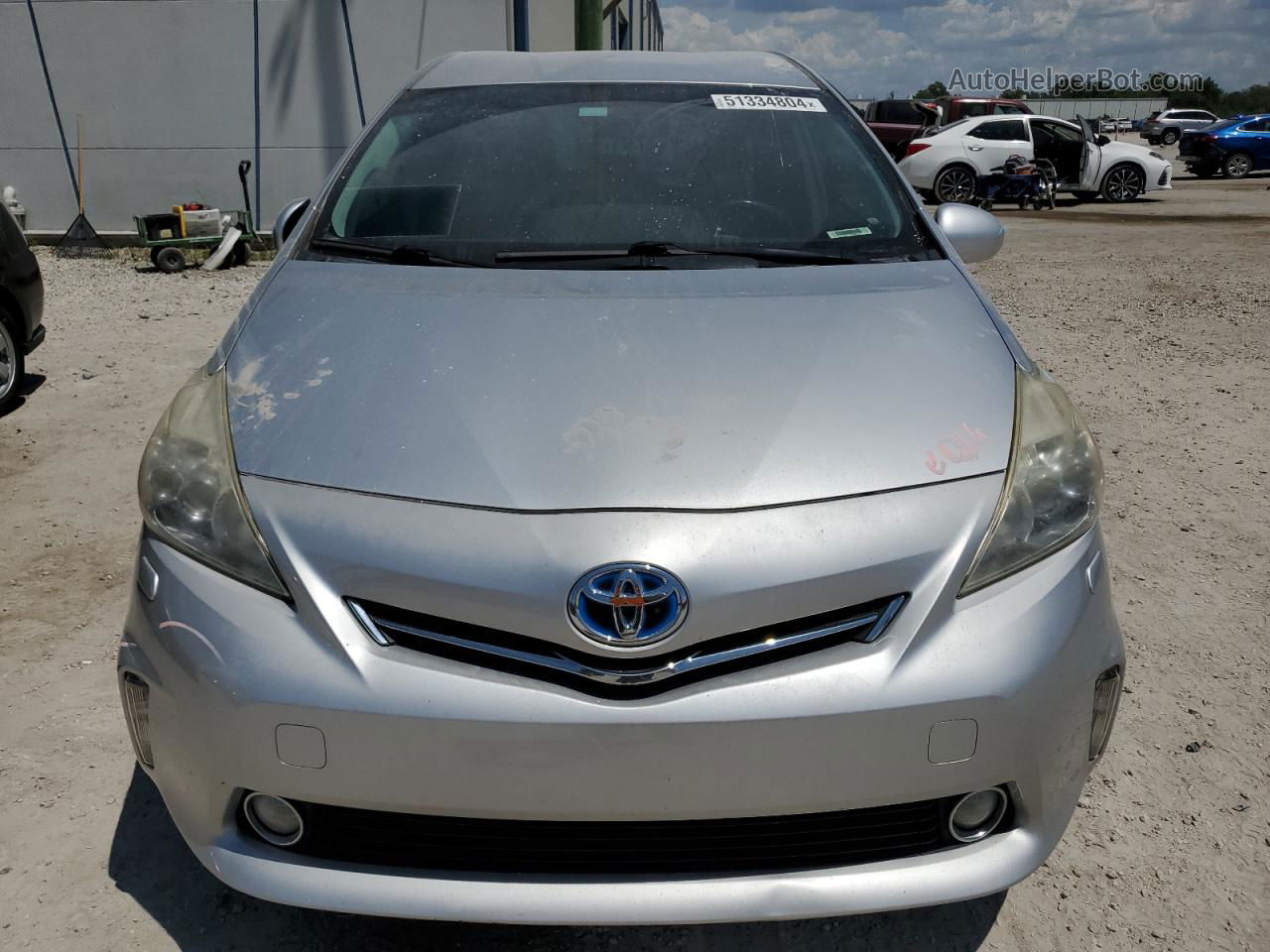 2012 Toyota Prius V  Серебряный vin: JTDZN3EU6C3179895