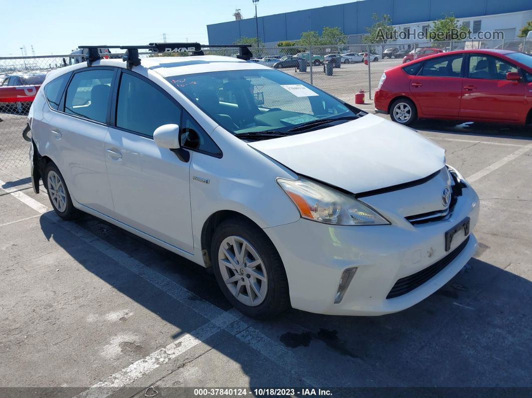 2012 Toyota Prius V Two/three/five Silver vin: JTDZN3EU6C3180058