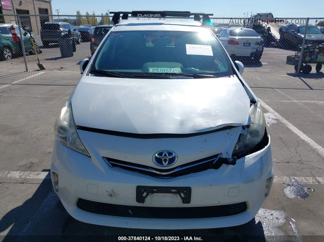 2012 Toyota Prius V Two/three/five Silver vin: JTDZN3EU6C3180058