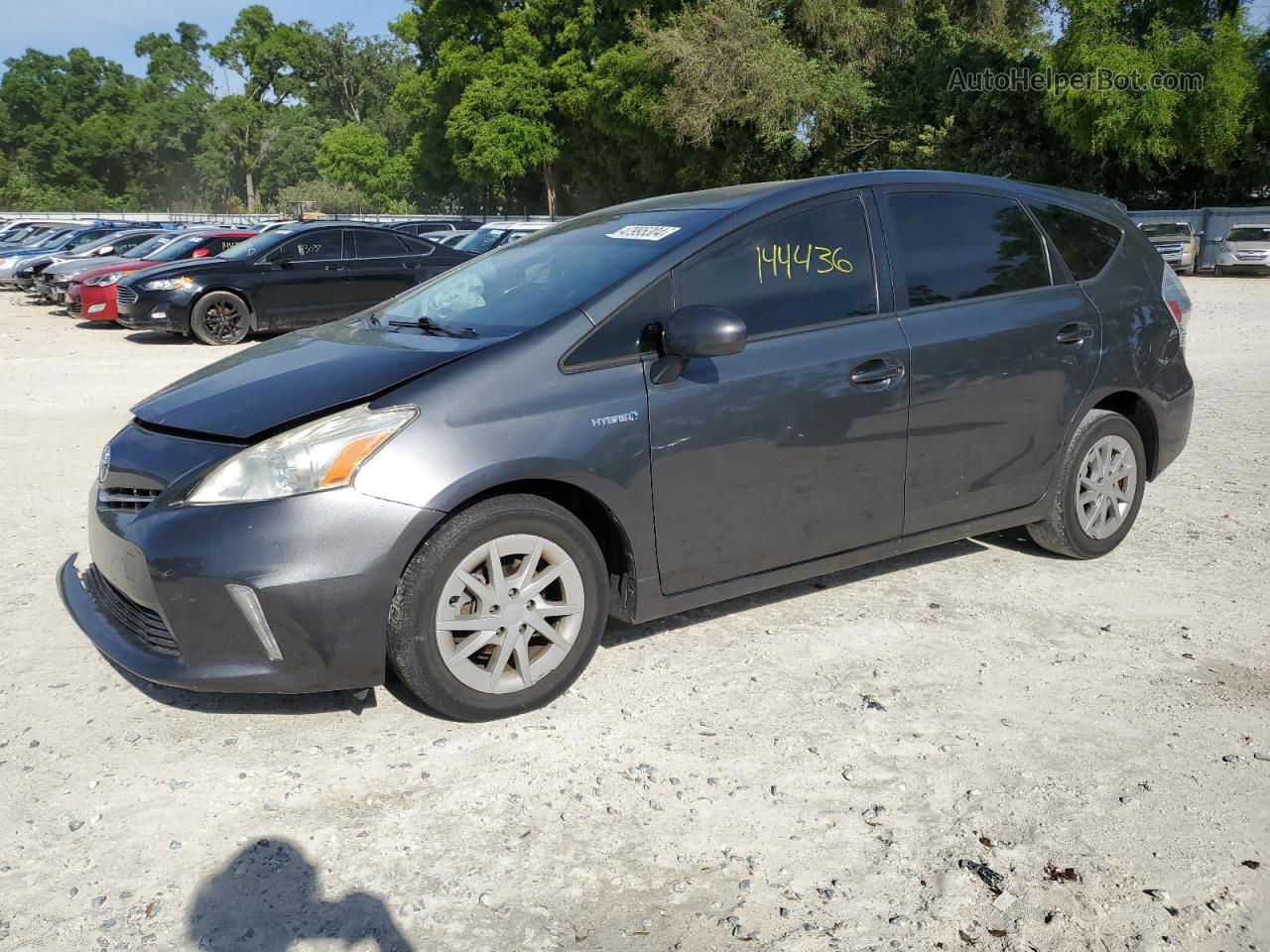 2013 Toyota Prius V  Gray vin: JTDZN3EU6D3190123