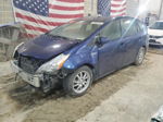 2013 Toyota Prius V  Синий vin: JTDZN3EU6D3257903