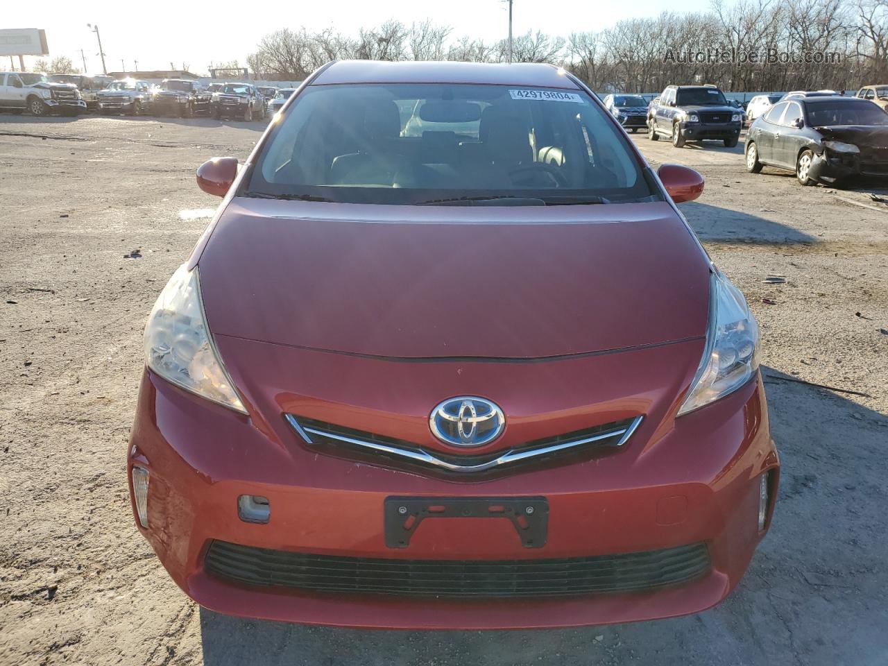 2014 Toyota Prius V  Красный vin: JTDZN3EU6E3298372