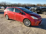 2014 Toyota Prius V  Red vin: JTDZN3EU6E3298372