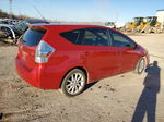 2014 Toyota Prius V  Red vin: JTDZN3EU6E3298372