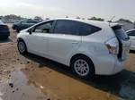 2012 Toyota Prius V  White vin: JTDZN3EU7C3012980