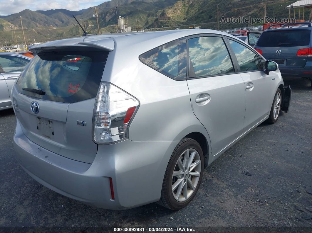 2012 Toyota Prius V Five Silver vin: JTDZN3EU7C3016706