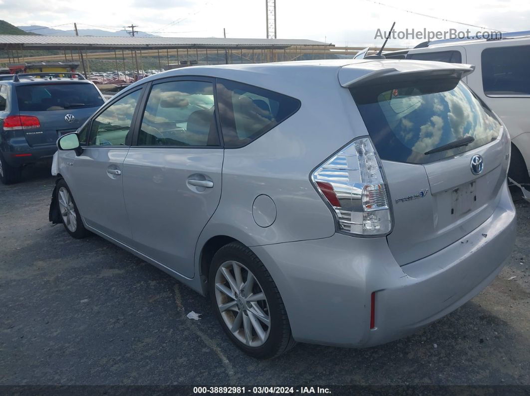 2012 Toyota Prius V Five Silver vin: JTDZN3EU7C3016706