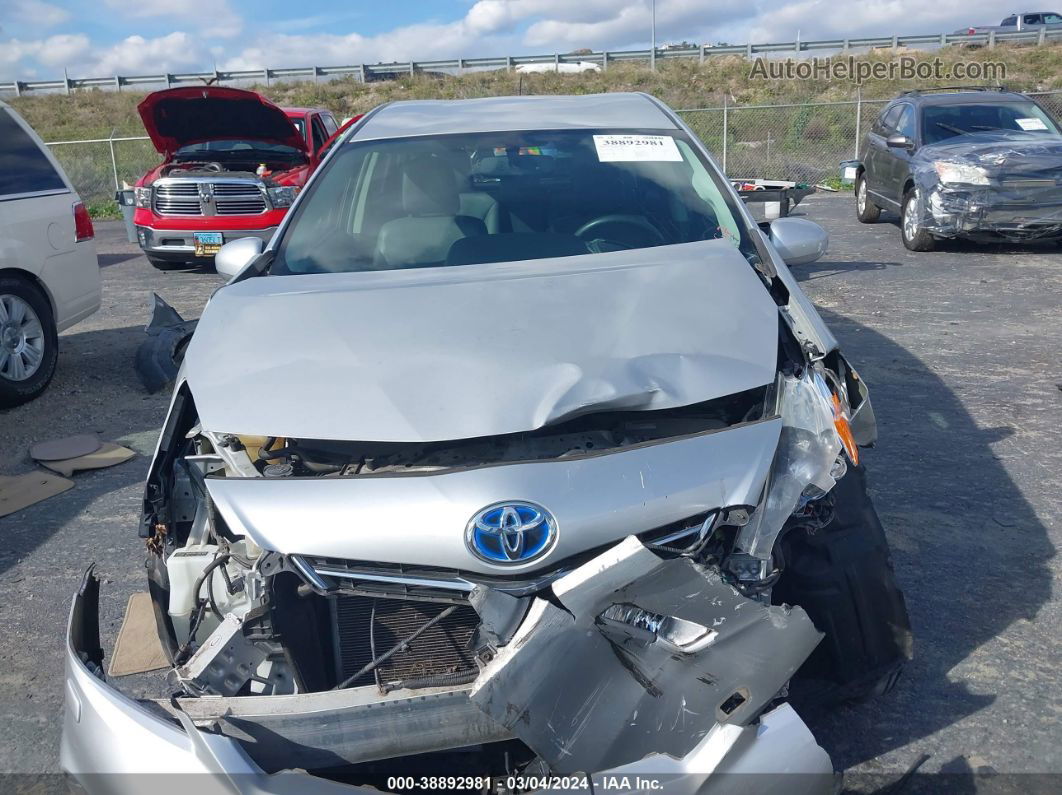 2012 Toyota Prius V Five Silver vin: JTDZN3EU7C3016706